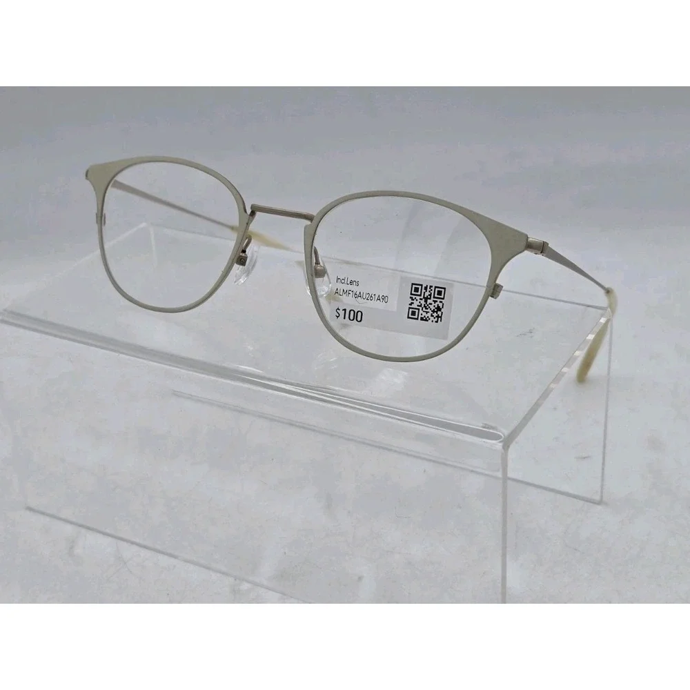 NEW Jins White Eyeglass Frames 48 - 21-142‎ - 39 ALMF16AU261A90